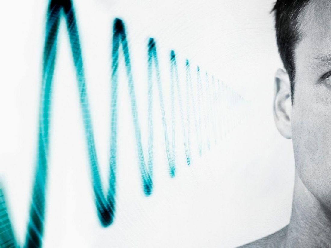 Soundwaves travelling to human ear