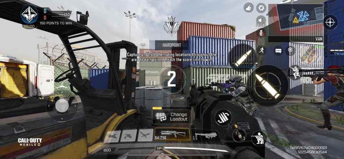 screenshot of Call of Duty: Mobile starting timer