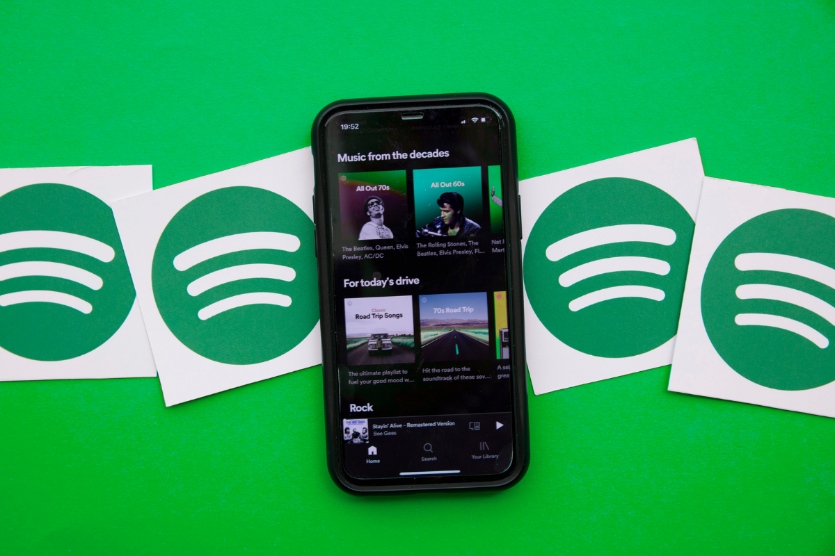 Spotify on mobile