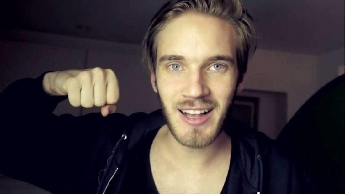 PewDiePie doing a Bro Fist (From: PewDiePie/YouTube.com) www.youtube.com/watch?v=h4XifO5eWIo
