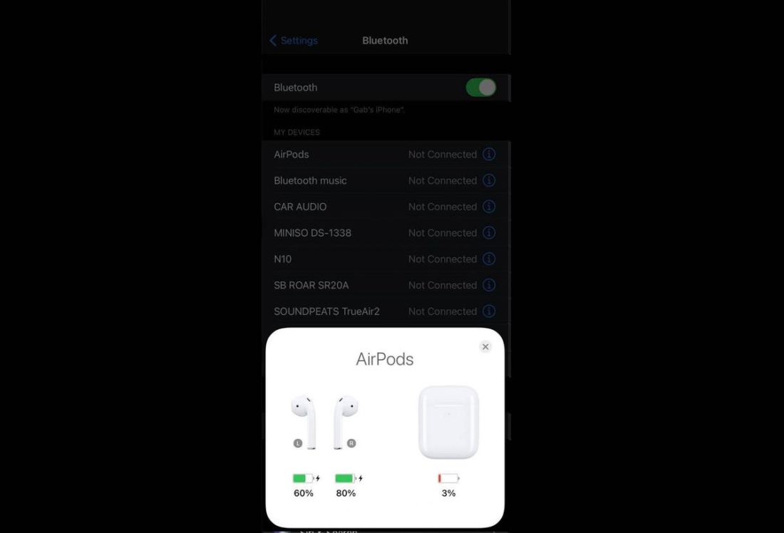 Instant connect on AirPods