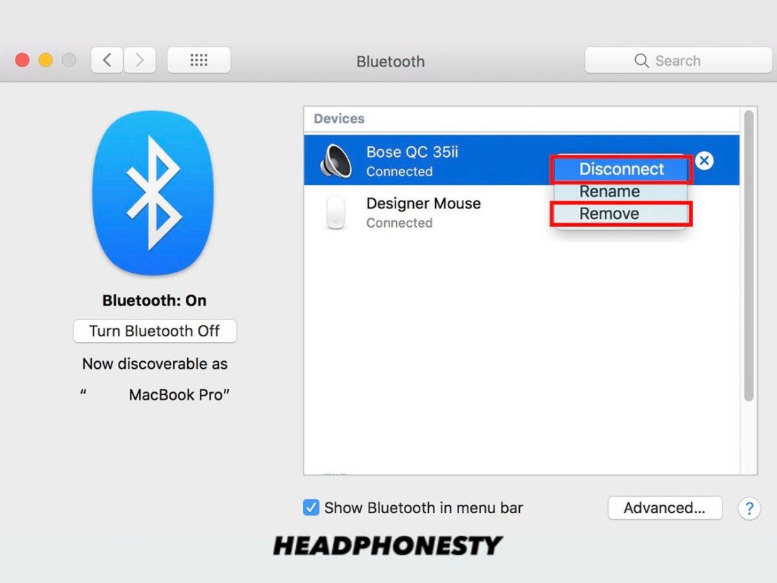 fjerne Dyrt Funktionsfejl How to Connect Your Bose Headphones to Mac - Headphonesty