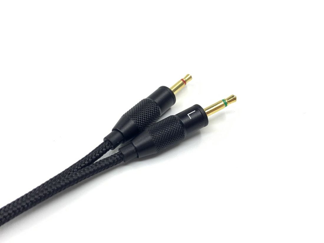 The Phoenix use common 2.5mm tip-sleeve (TS) dual mono connectors.