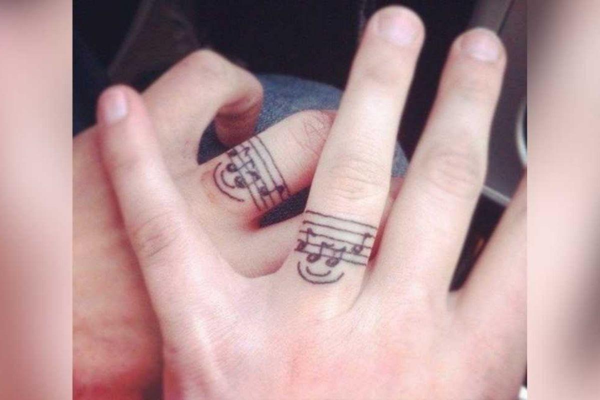Music symbol rings. (From: Tattoos Time)