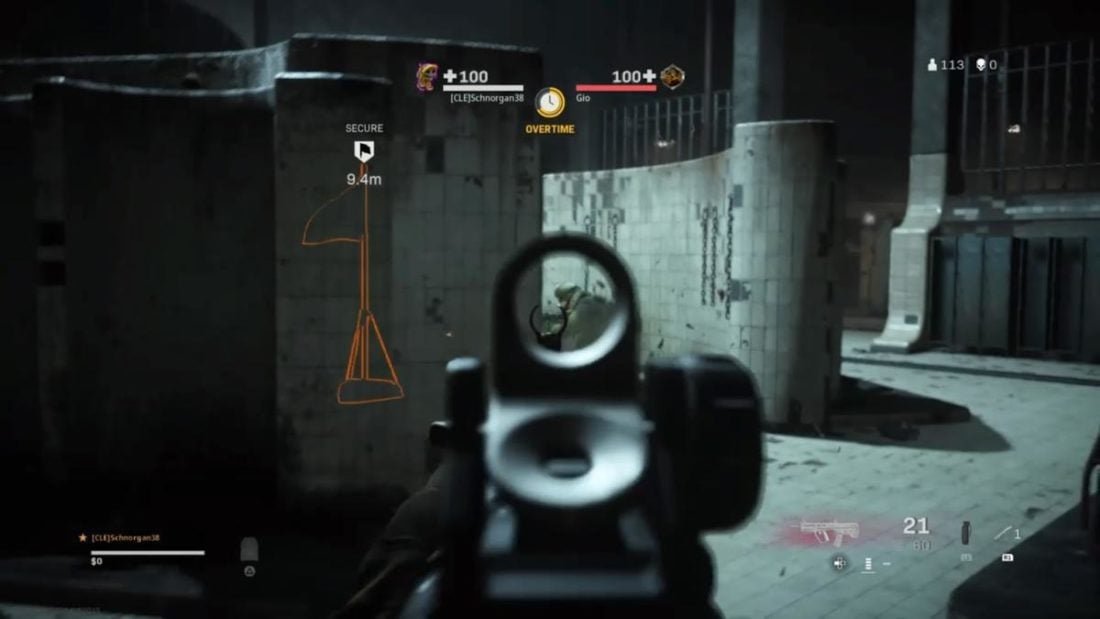 In game screen shot of Call of Duty Modern Warfare, taken for Headphonesty reviews