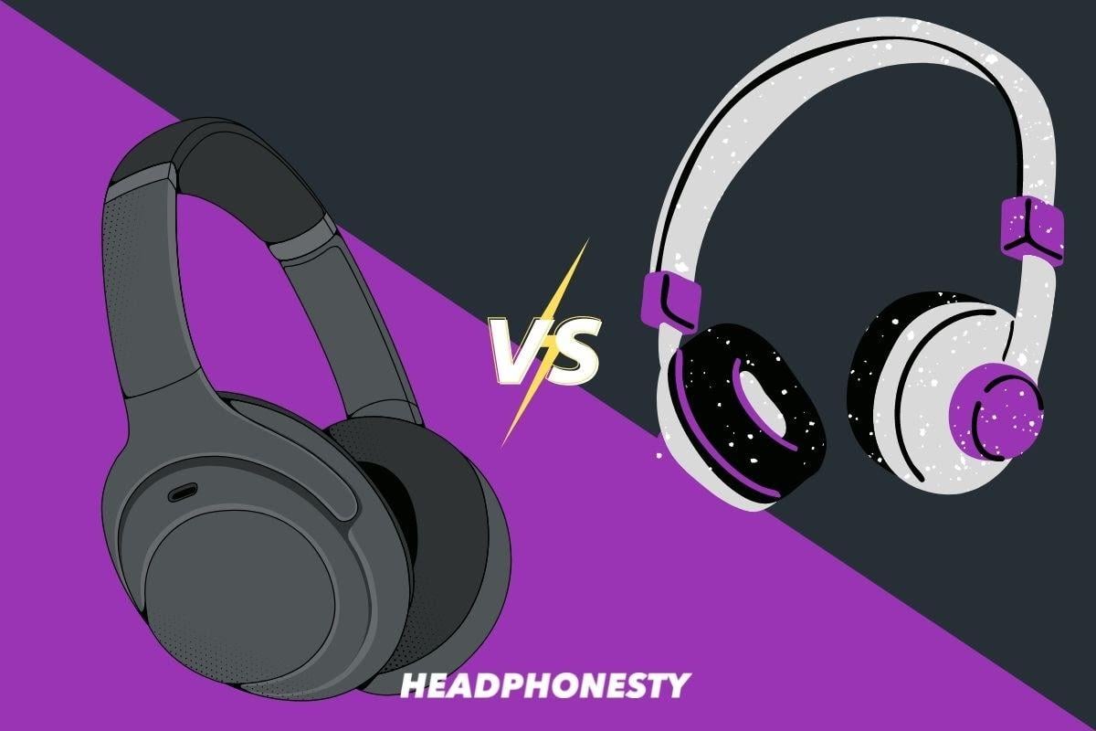 Circumaural vs. supra aural headphones
