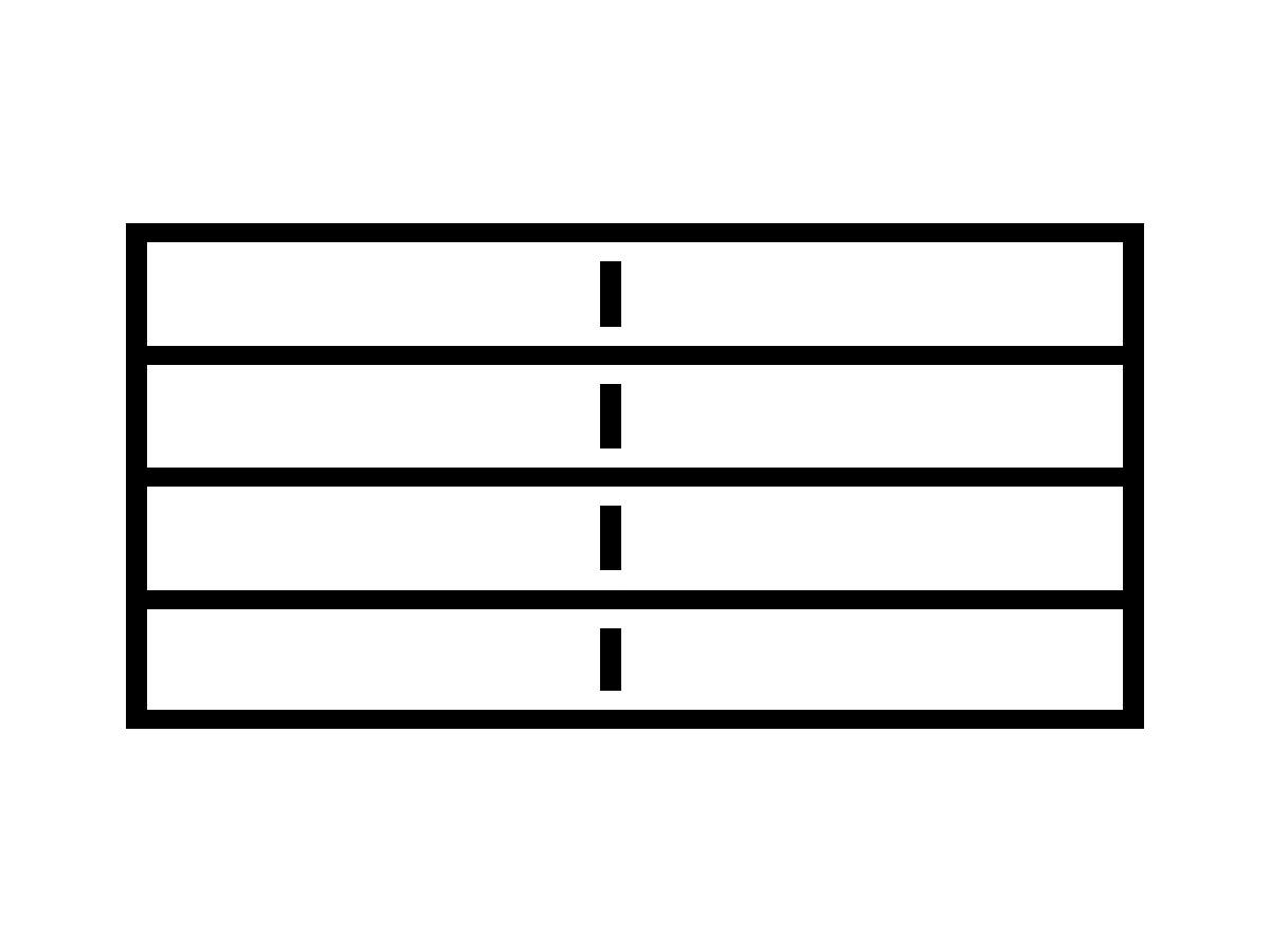 Close look at dotted bar line musical symbol