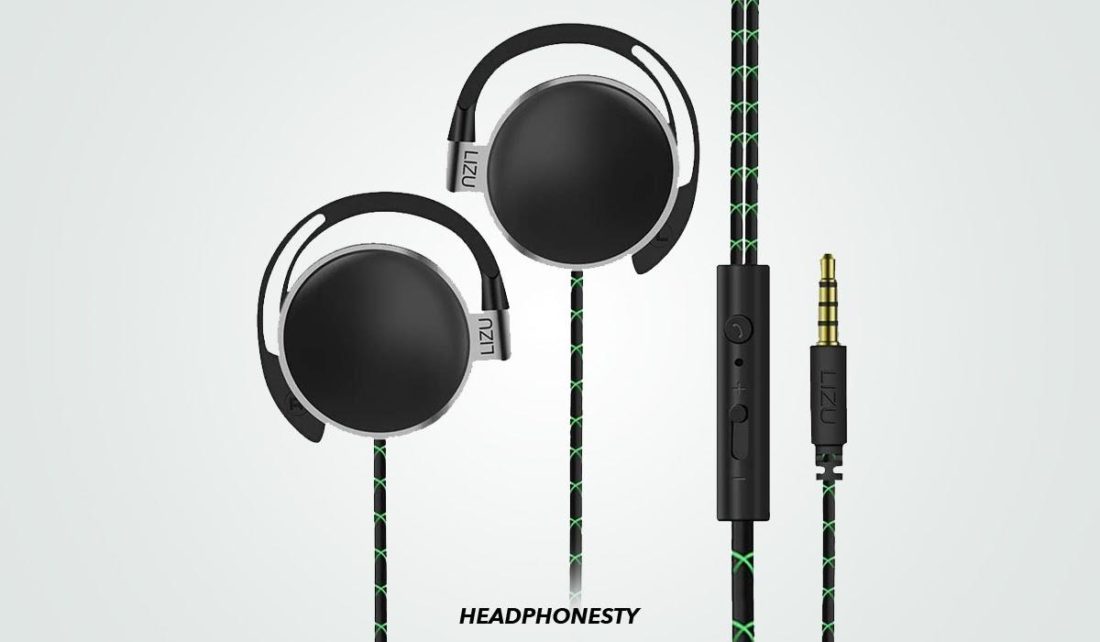 Close look at Lizu Clip-Type Headphones (From: Amazon)