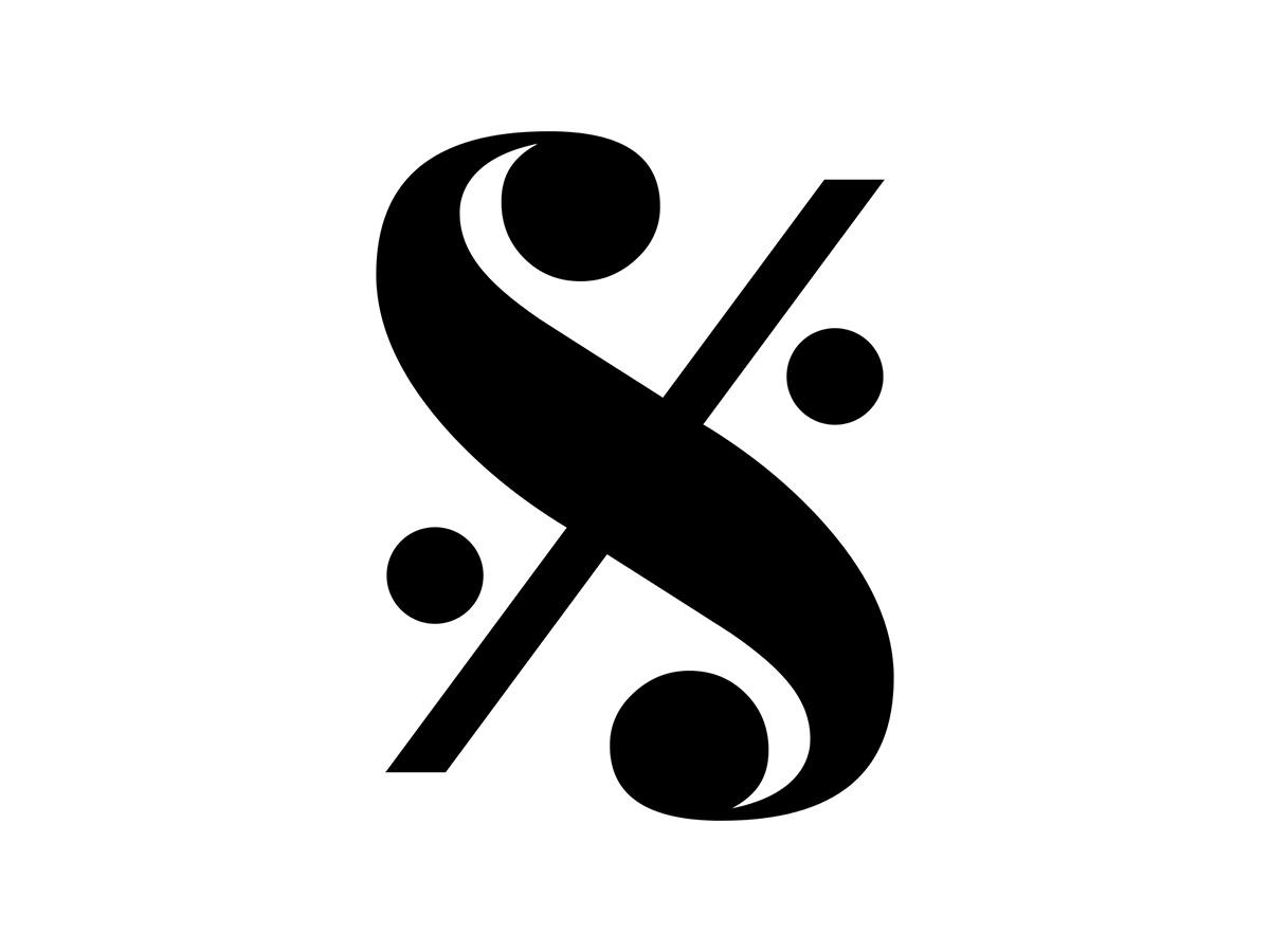 Close look at segno musical symbol