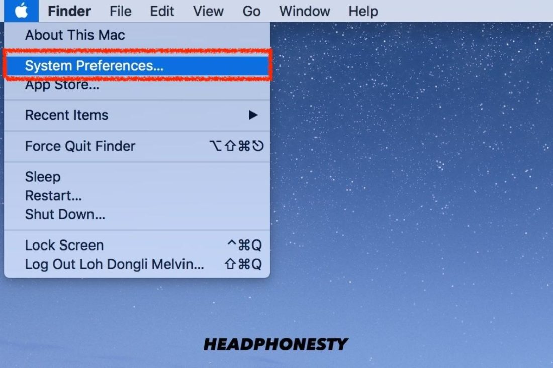 Getting to System Preferences from the Home Screen.
