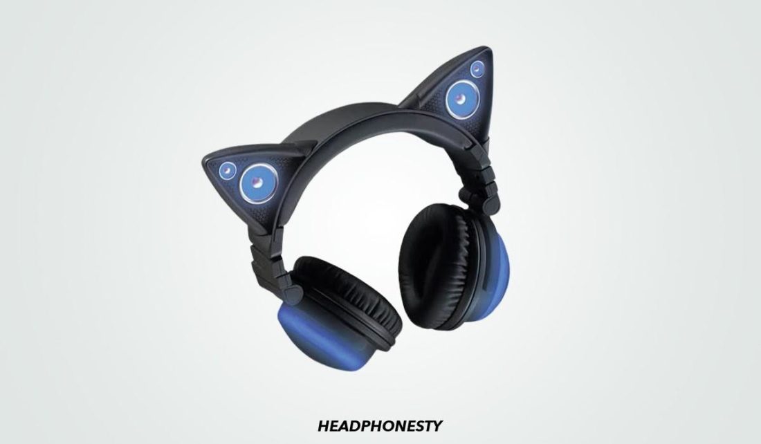 Close look at Axent Wear Wireless Cat Ear Headphones (2021) (From: Amazon)