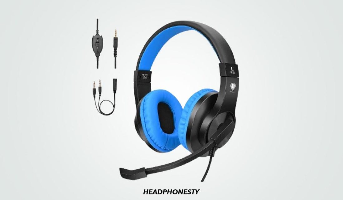 Close look at BlueFire Kids Headphones (From: Amazon)