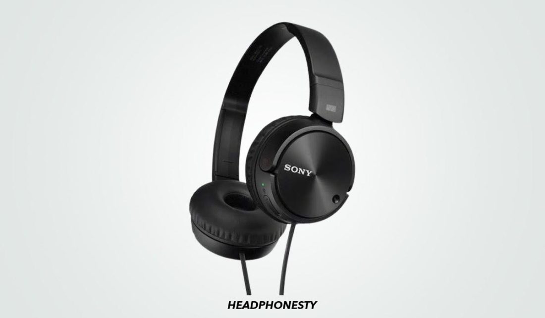 Close look at Sony MDR-ZX110NC (From: Amazon)