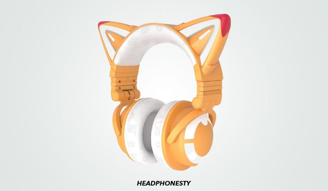 Close look at YOWU 3G Cat Ear Headphones (From: Amazon)