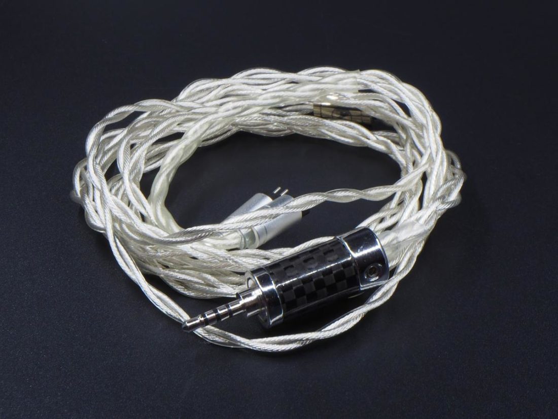 Prelude is a Japanese hand-crafted with 26AWG high-purity silver-plated copper conductors quad-core braided cable.