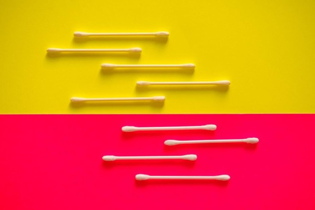 Qtips are better for pretty art pictures than they are for your ears! (From: Pexels/Evelina Zhu)