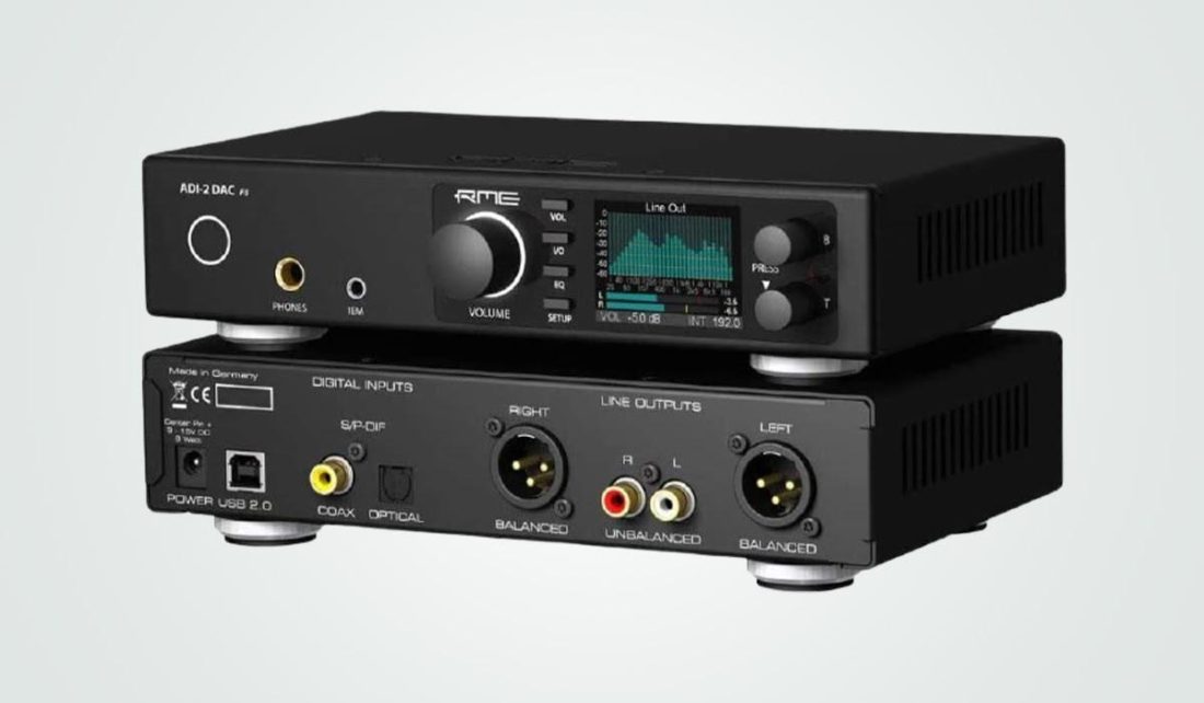 The RME Audio ADI-2 DAC/Amp. (From: RME-Audio.de)