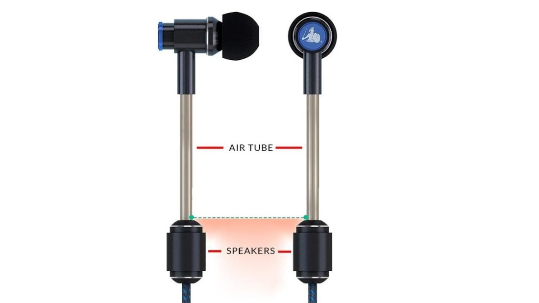 How air tube headphones work