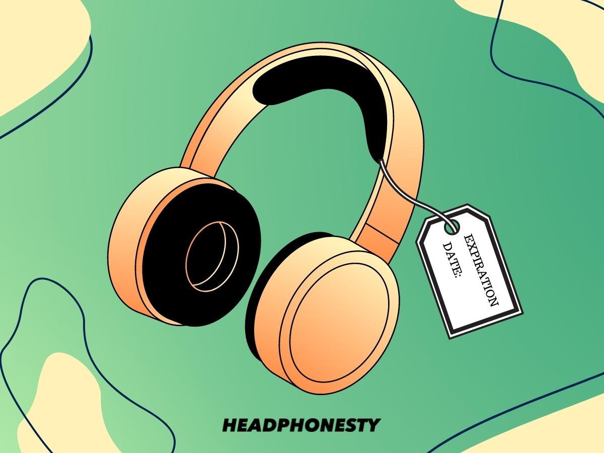 Headphones with expiration date