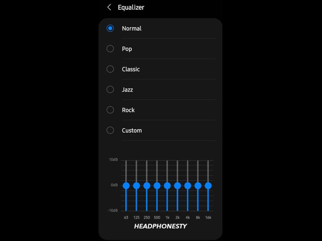 Spotify Android EQ Presets