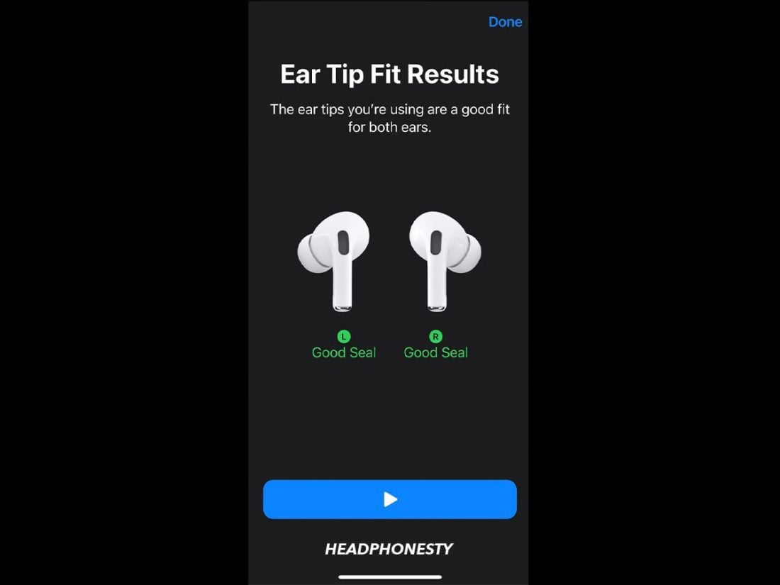 Adjust AirPods Pro's tips until you get 'good seal'