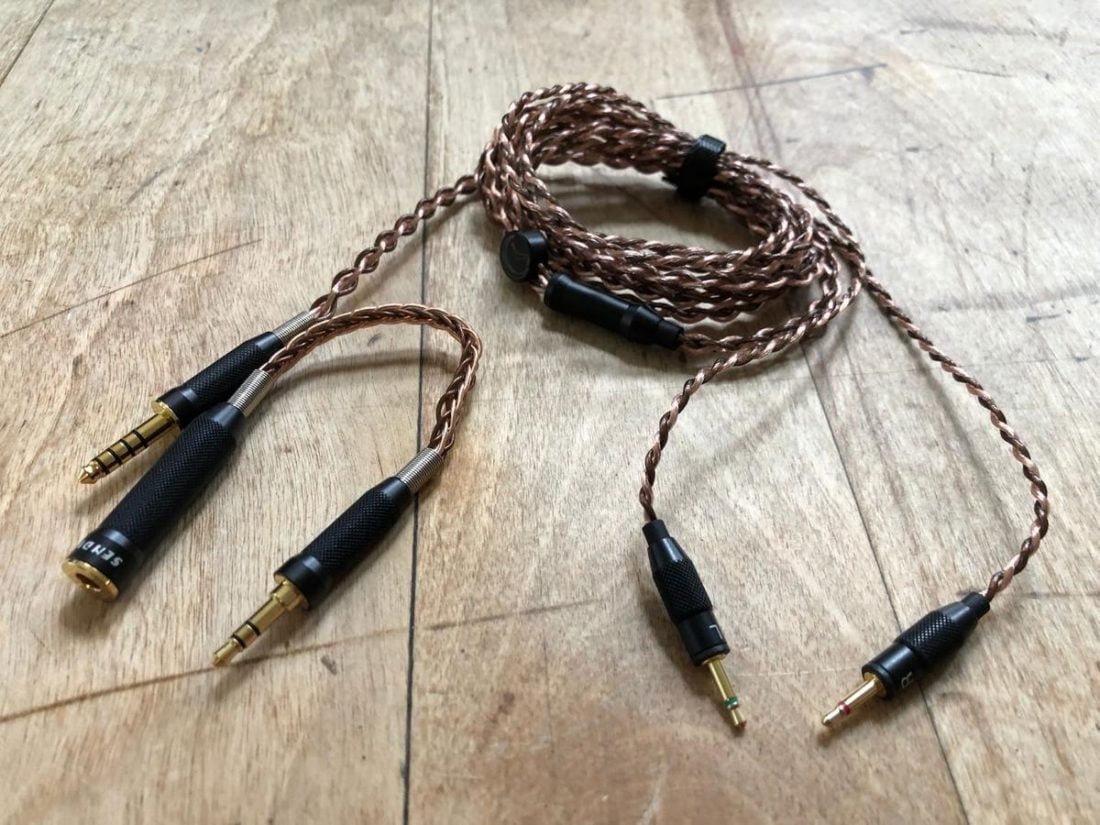 A balanced cable with an adapter!