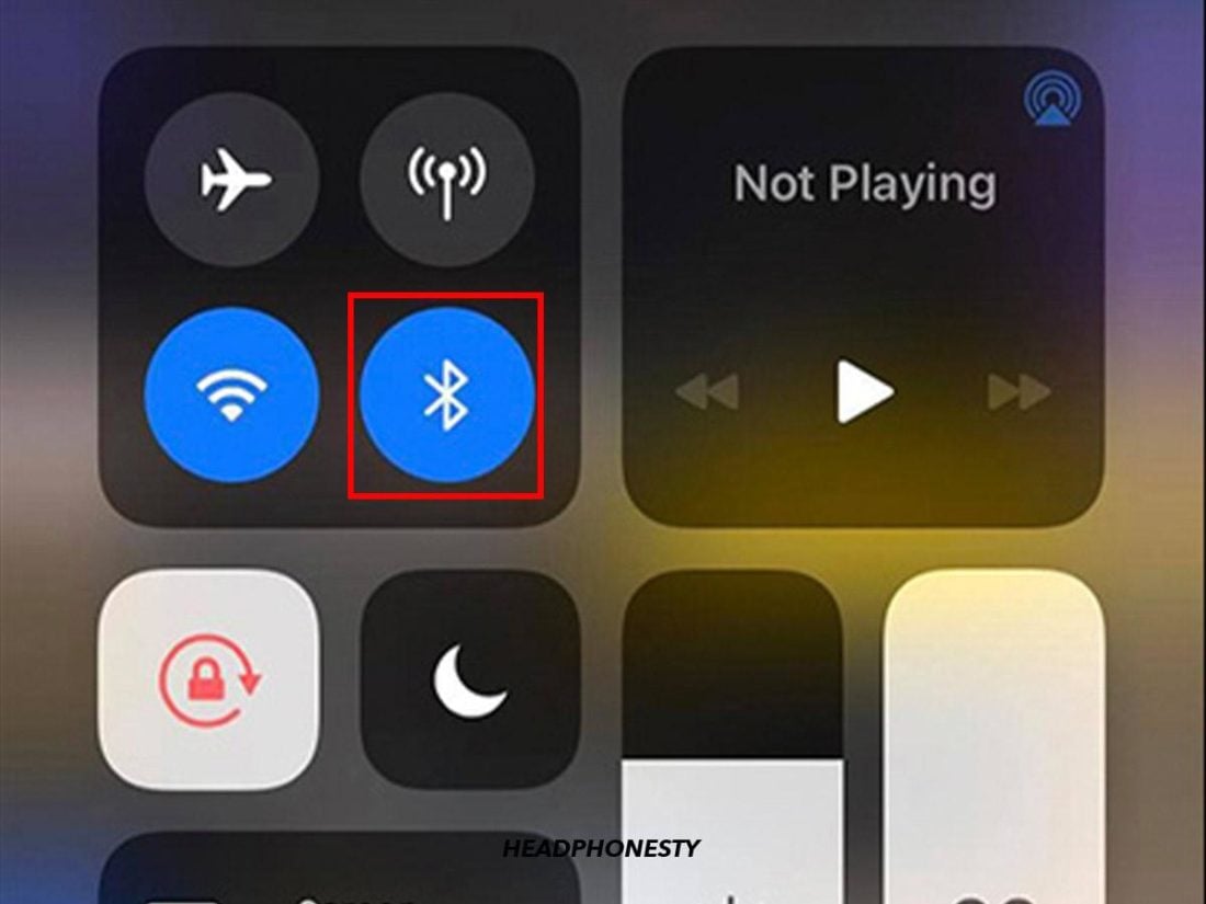 Enabling Bluetooth on iPhone