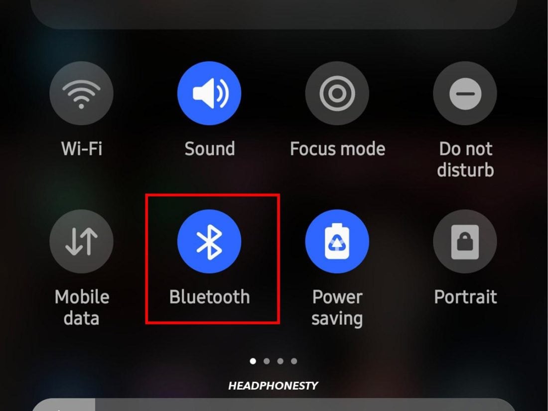 Pergi ke pengaturan Bluetooth Android
