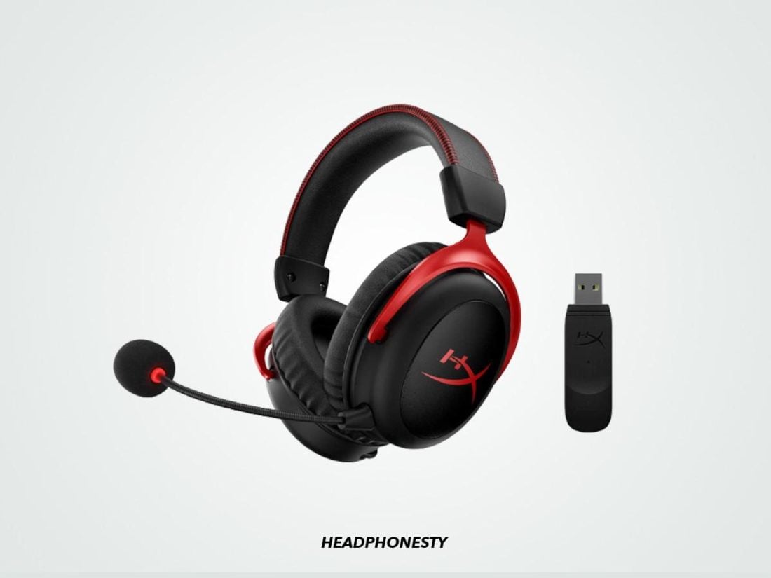 Close look at HyperX Cloud II Wireless (From: Amazon)