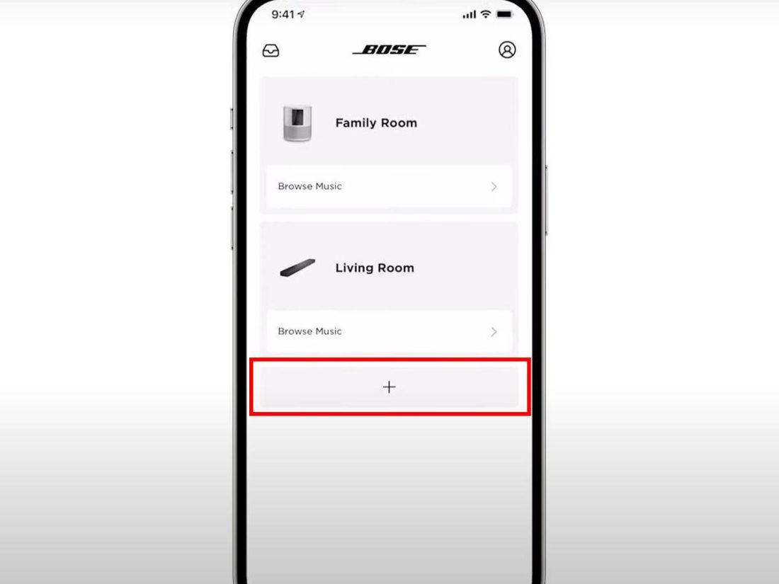 Adding device to app (From: Youtube/Bose Product Support) https://www.youtube.com/watch?v=nmKoo1KoOns