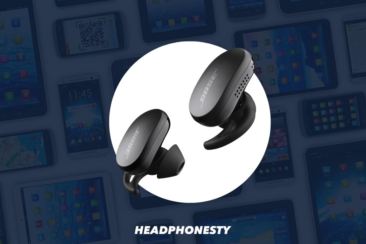 Bose QuietComfort Earbuds with different devices