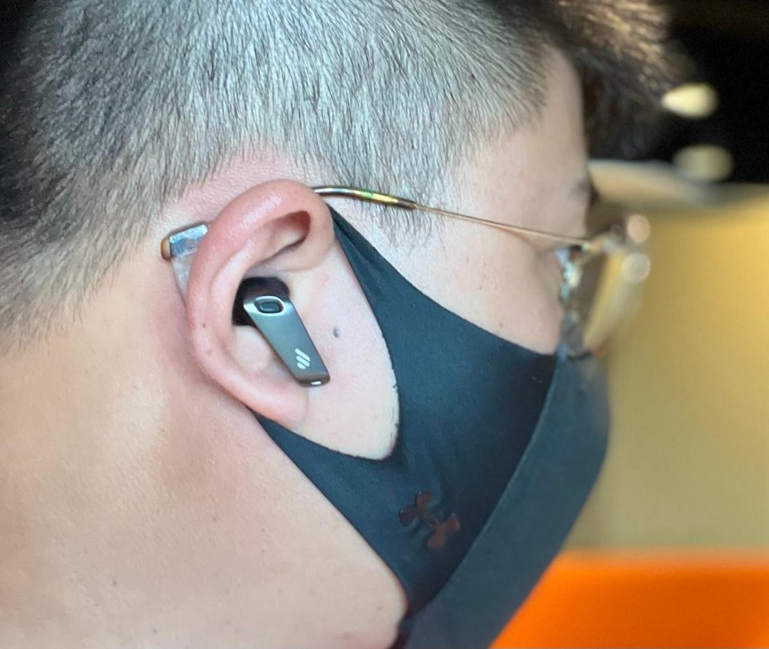 The Neobuds Pro sit in my ears securely - the fit is as good as my AirPods.