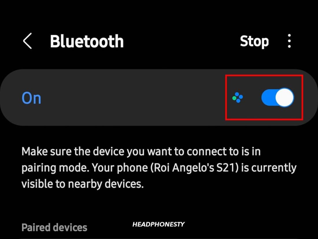 Rebooting Android Bluetooth
