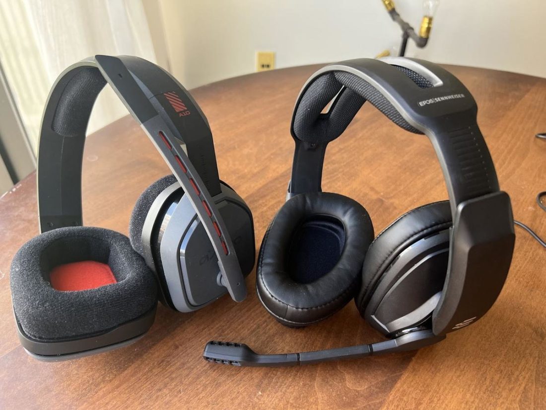 Side by side comparison of the outside and inside of each ear cup design.