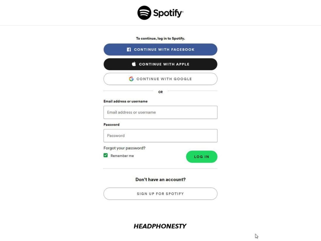 Log into your Spotify account on your Mac, PC or the web player.
