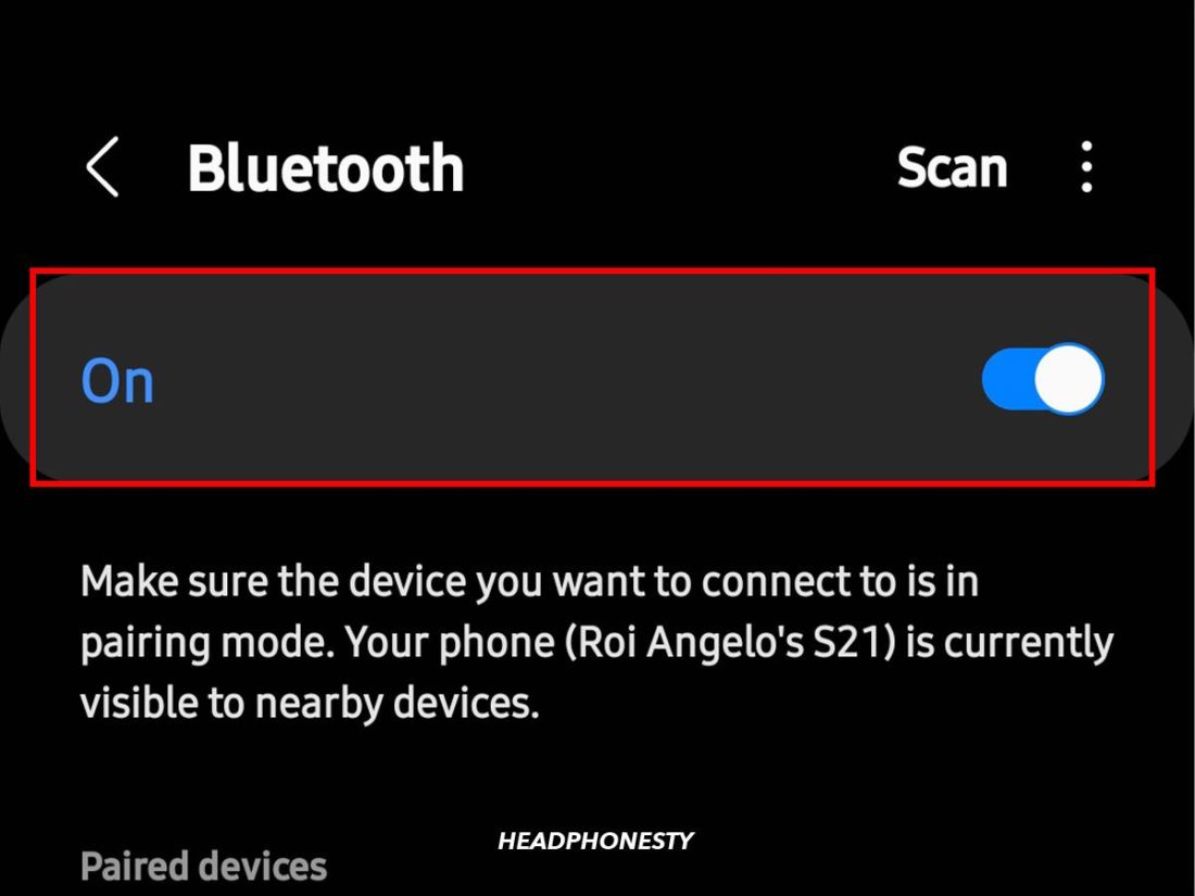 Turning on Android Bluetooth