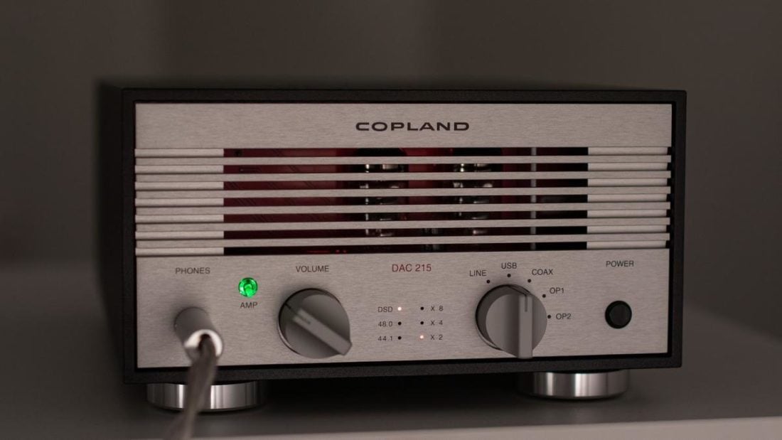 The Copland DAC with integrated tube amp caught me off-guard with its rich tone and textured bass.