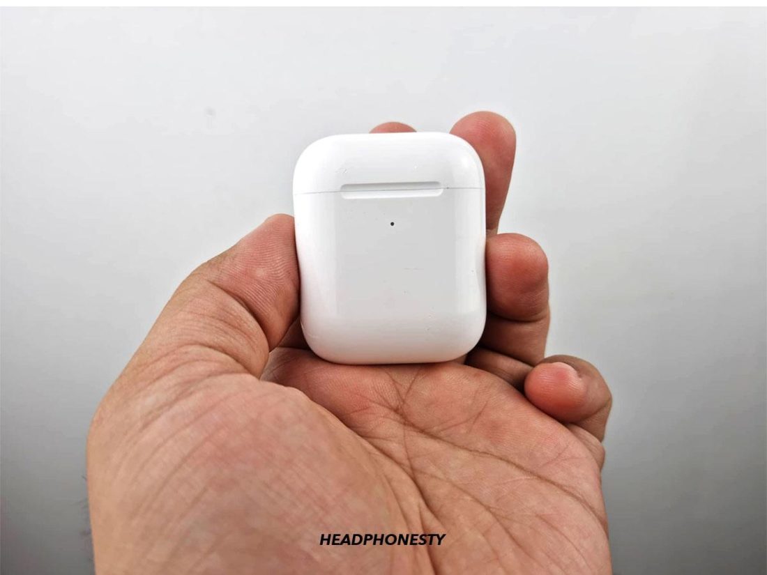 AirPods inside the case