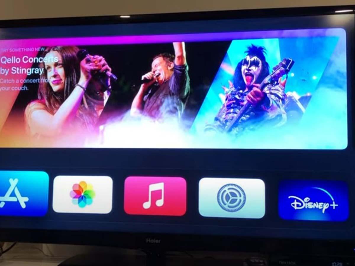 Apple TV homescreen (From: Youtube/Tech Couch)