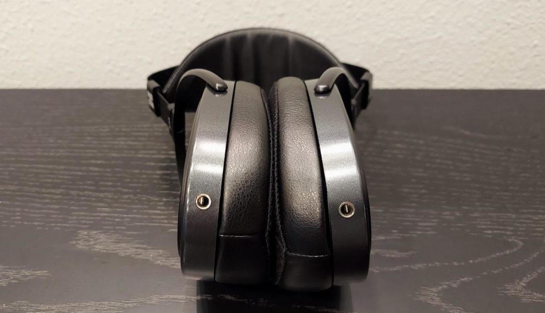 While not the thickest out there, the ear pads are comfortable and perfectly designed for the Arya.