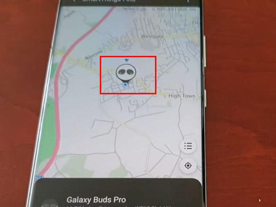 Tap 'Search Nearby' to let the app scan nearby areas.