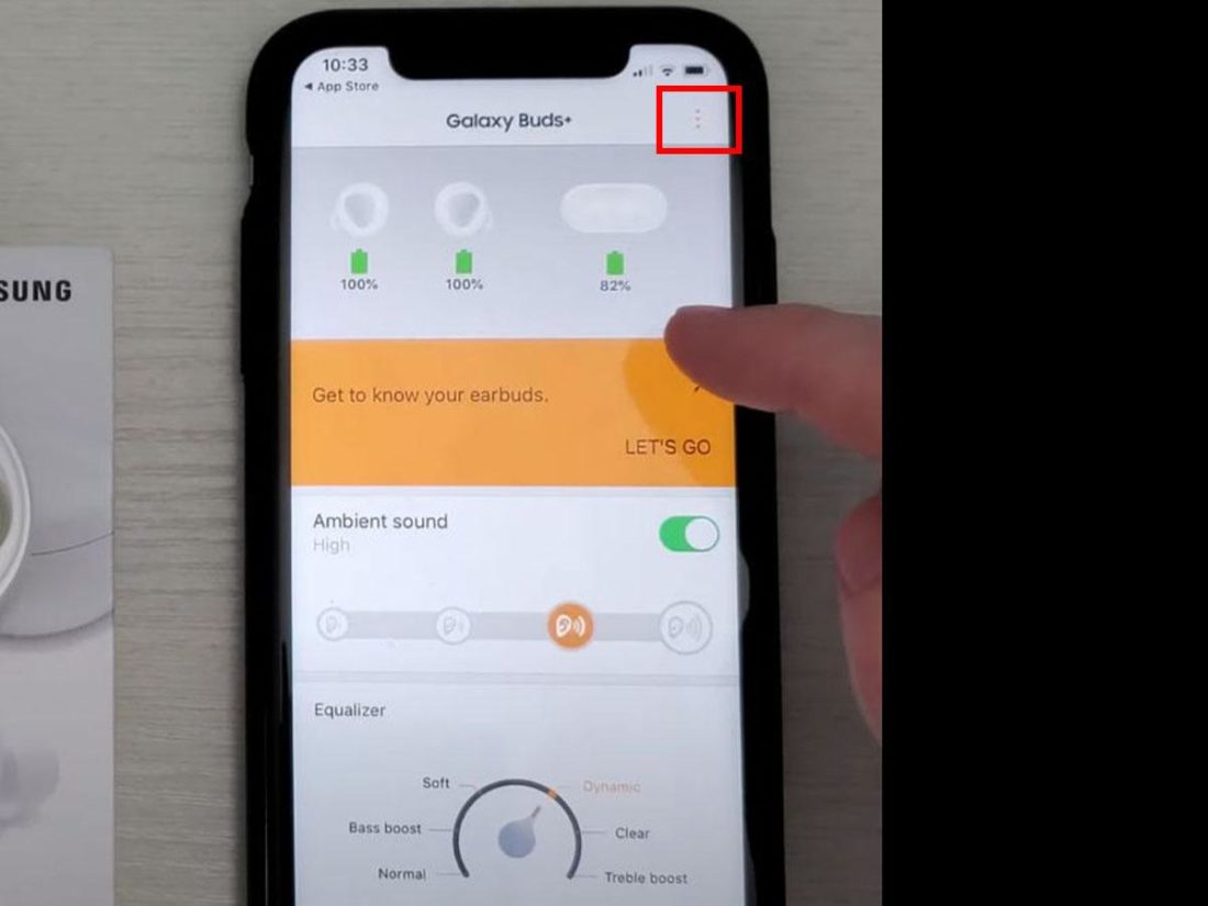 Going to Galaxy Buds app settings (From: Youtube/Greggles TV) https://www.youtube.com/watch?v=2GMwPBYysOA