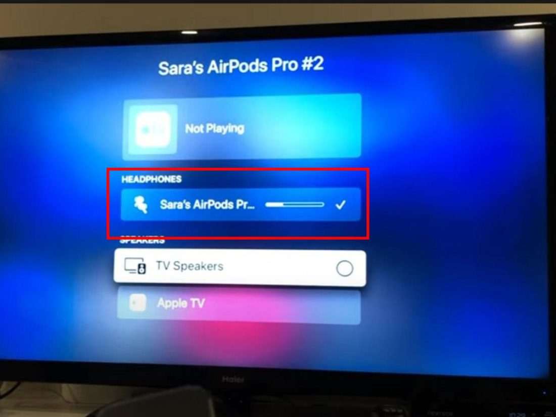Mengalihkan Koneksi AirPods ke Apple TV (Dari: Youtube/Tech Couch) https://www.youtube.com/watch?v=u_5DiM5Lf_A