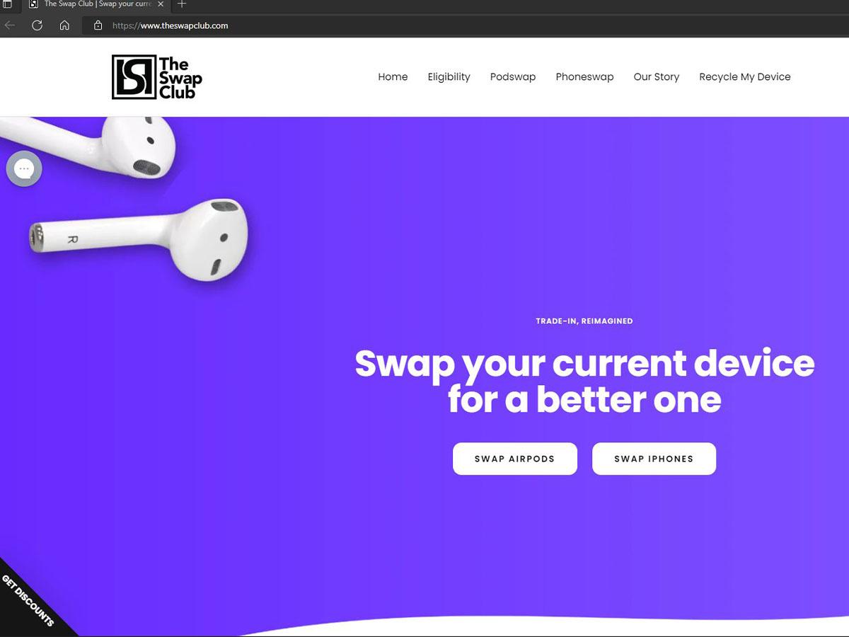 Get discounted AirPods replacements at The Swap Club.