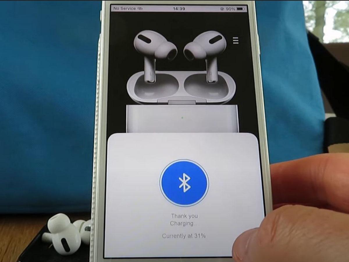 Myth 2: An app to charge AirPods. (From: YouTube/Birgit Mcclanahan)
