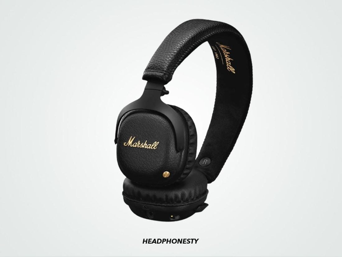 Close look at the Marshall headphones (From: Amazon)