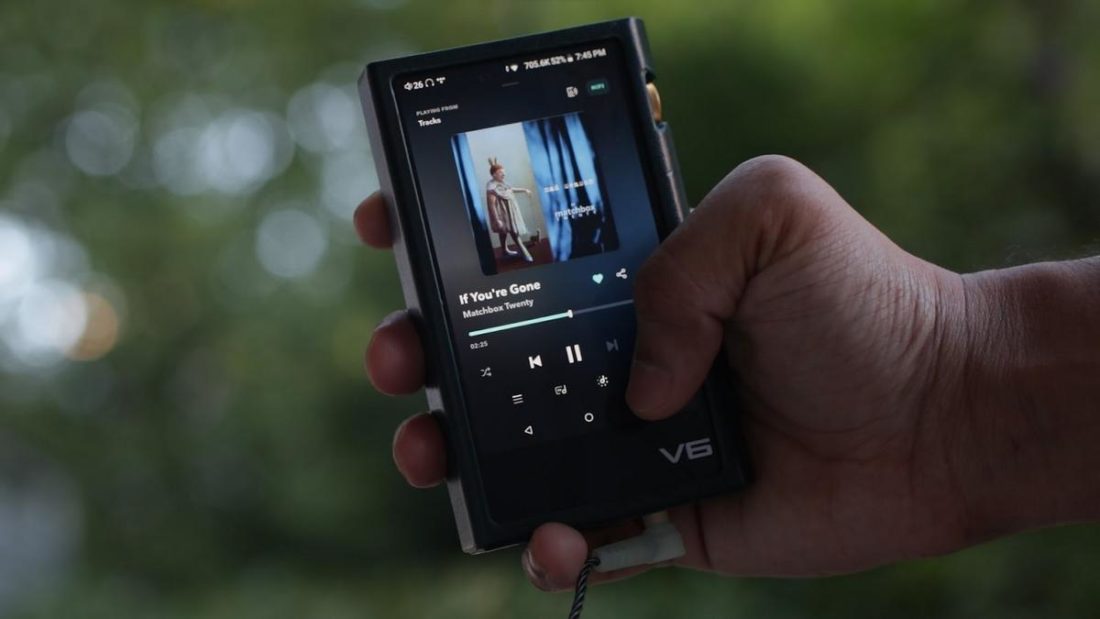 The V6 will struggle to cope with heavy workloads, but running Tidal or Spotify is not a problem.