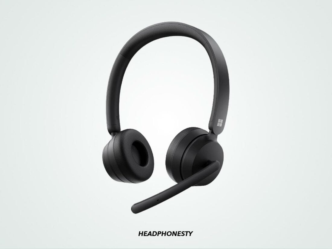 Close look at the Microsoft Modern Wireless Headset (From: Amazon)