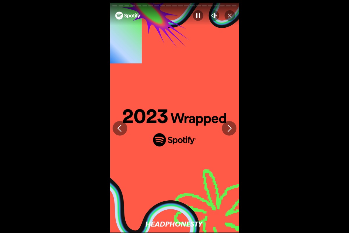 First slide of Wrapped 2023 