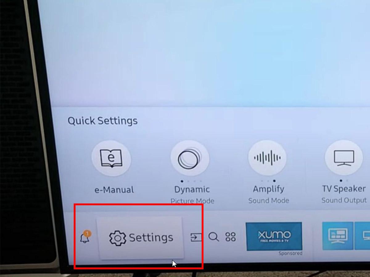 Smart TV settings icon (From: Youtube/WorldofTech)
